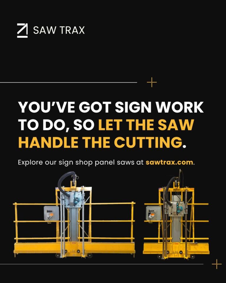 Enhance Sign-Making Precision with the Saw Trax Substrate Cutter