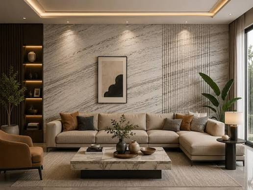 Why Stone Look Art Is Becoming a Favorite Choice for Calm Luxury Interiors
